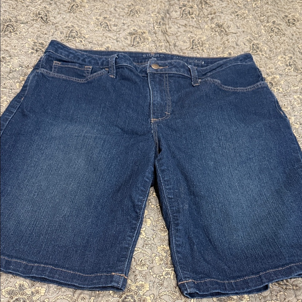 Riders by Lee Women's Dark Blue Jean Shorts